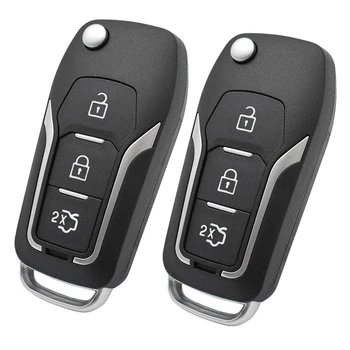 2X Automobile калъф за дистанционно ключ Калъф за дистанционно ключ Ford Focus, Fiesta, Mondeo, S-Max, C-Max