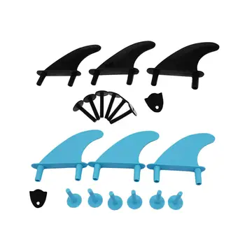 3 бр. Перки за дъски за сърф с мек покрив, на плажа, за да сърфирате, Подвижни перки за подруливающих устройства
