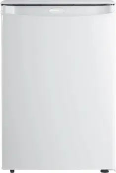 DAR026A1WDD-6 Мини-хладилник с обем 2,6 куб. Фута, Компактен хладилник за спални, , , плот, E-Star бял цвят