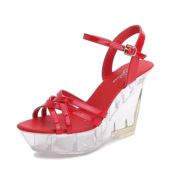 LTARTA/ Чубрица Обувки на висок ток 10 cm за нощен клуб; Модни дамски обувки за танци на модния подиум; Обувки за танци на един стълб; Кристални обувки LFD-1101-4