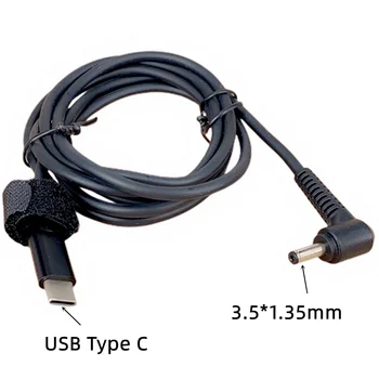 USB C до 3,5*1,35 мм Plug PD Кабел за Бързо Зареждане Jumper Ezbook Преносими PC USB Type C Штекерный Адаптер Кабел Конвертор 65 W