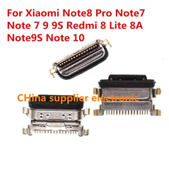 USB Зарядно устройство, Порт за Зареждане Конектор за док-станция Тип C За Xiaomi Note8 Pro Note7 Note 7 9 9S Redmi 8 Lite 8A Note9S Note 10
