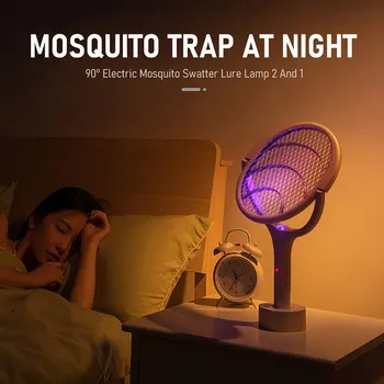 ZK30 Новата Въртяща се На 90 Градуса Лампа-Убиец Комари, Електрически Отвратително, 365нм, UV-Радиация, Капан За Насекоми, Лятна Мухобойка