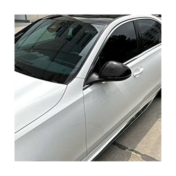 Автомобилна Лъскава Черна Странична врата, Огледало за обратно виждане, Накладки за Mercedes Benz C Class W206 2021 2022