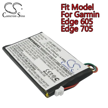 Батерия Cameron Sino за GPS, навигатор на Garmin Edge 605 Edge 705 1250 mah