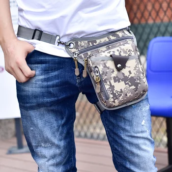 Велосипедна поясная чанта за краката, градинска Бойна многофункционална чанта през рамо, мъжка чанта за отдих и спорт