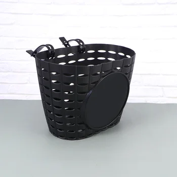 Детски мотор кошница на преден кормилото за момчета (черен)