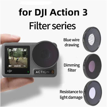 За DJI Osmo Action 3 Филтър CPL/UV/ND Поляризиращ Филтър на Обектива За DJI Action 3 Филтър на Обектива и Аксесоари за спортни камери