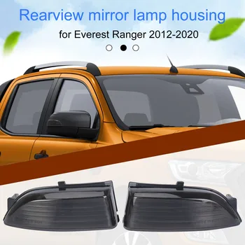 Капачка на Фенер Ляв + Десен Огледала за обратно виждане, на Капака Лампи Указател на завоя за Ford Everest Ranger 2012-2020 (Без лампи с нажежаема жичка)