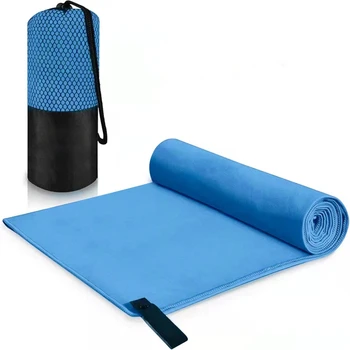 Кърпи за гмуркане с чанта за съхранение За фитнес, Фитнес, йога, Плажна кърпа от микрофибър, Окачен дизайн, Мека кърпа быстросохнущее