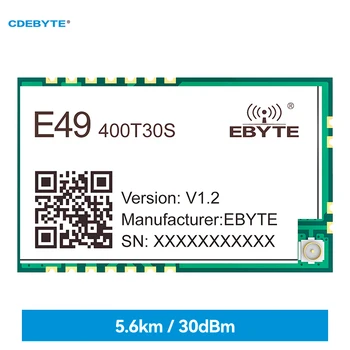 Модул за безжичен пренос на данни 433 Mhz CDEBYTE E49-400T30S Ниска Консумация на енергия 30 стока IPEX/Безжичен модул с отвор за пробиване