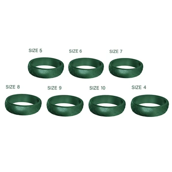 - Популярните дамски силиконови стръмни пръстени от 2 теми, опазването на околната спортно пръстен на открито 5,7 мм