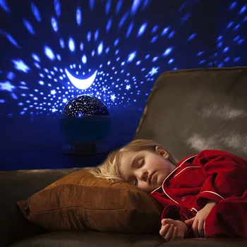 Преобразите спалнята на вашите деца с помощта на тази магия led лампа за проектор под формата на звезди, нощни лампи