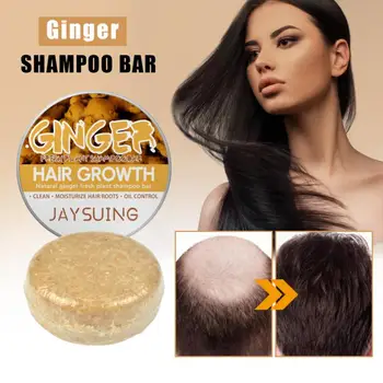 Ръчна работа за качеството на растежа на косата без химикали, подпомага растежа на косата, Възстановително Органични сапун за сгъстяване на косата, Естествен шампоан