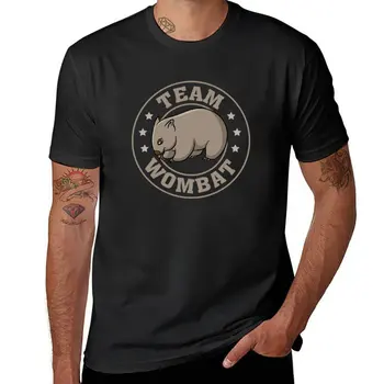 Тениска Team wombat, обичай тениски, графични тениски, графични тениски, мъжки дрехи, прости черни тениски, мъжки