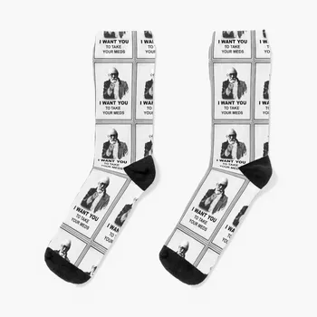 Чорапи за лекарства на Зигмунд Фройд, Смешни чорапи, чорапи с герои от анимационни филми, дълги чорапи за мъжете
